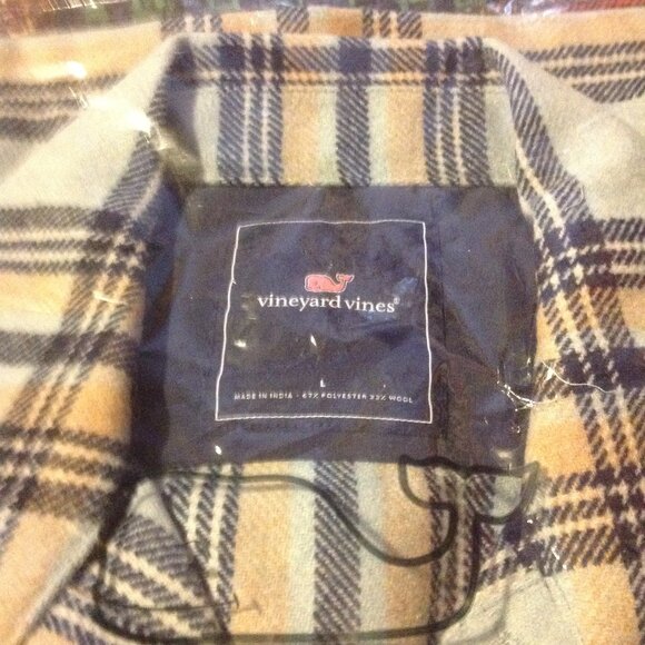 Vineyard Vines Men's Large Button Down Front Shirt Jacket - New with Tags - Picture 6 of 6